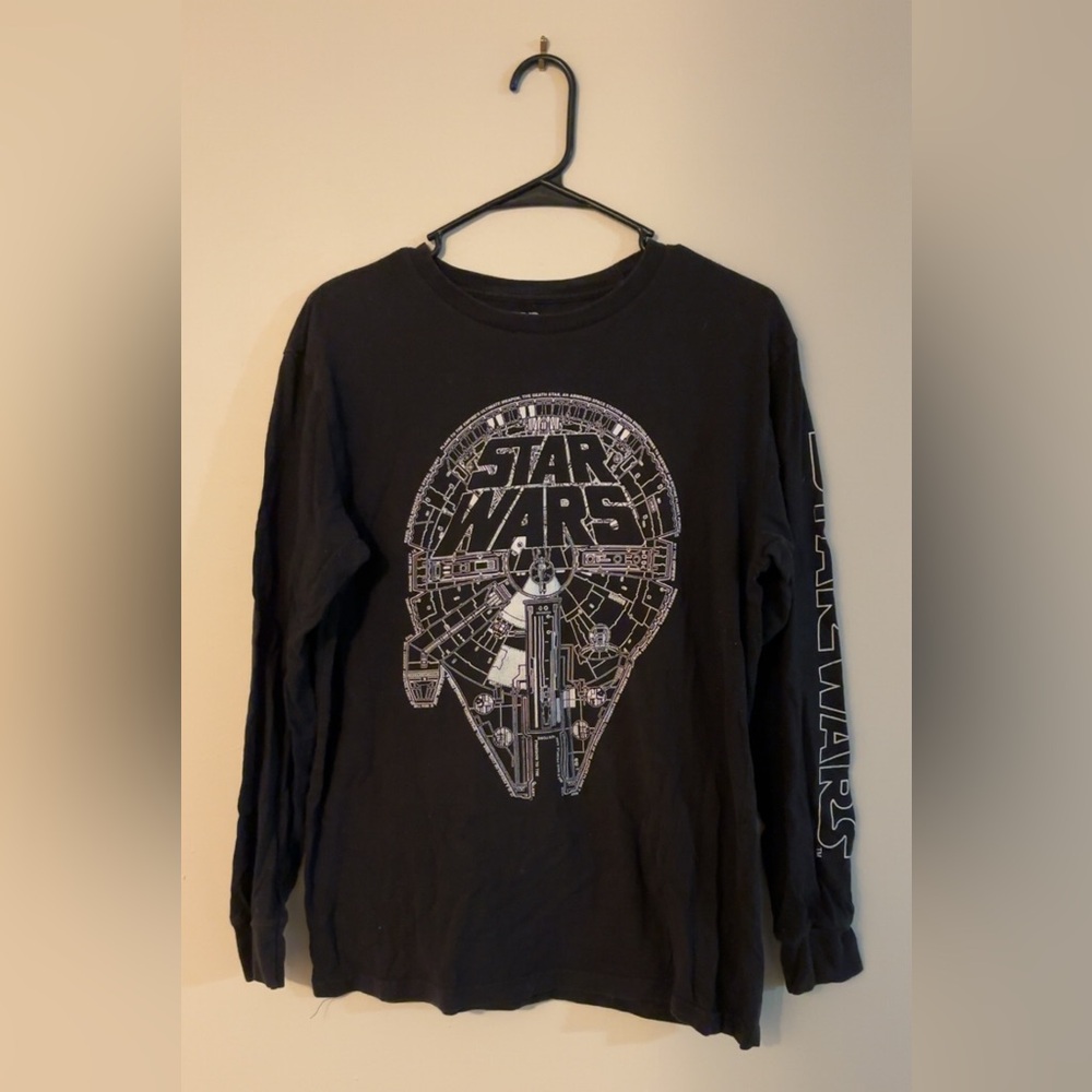 Star Wars Black Men’s Long Sleeve Shirt